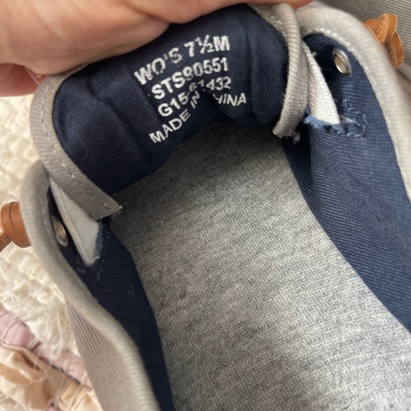 Women’s Sperry Top-Sider Gray Cloth Pier View Slip On Shoes - Picture 8 of 8